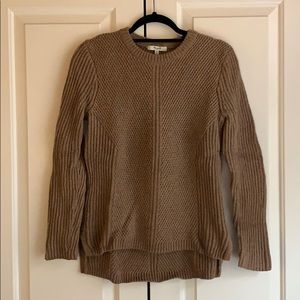 Madewell Camel Crewneck Sweater